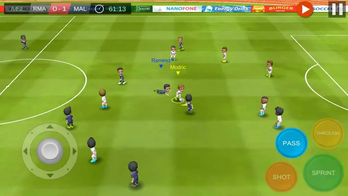 Mobile Soccer League android App screenshot 1